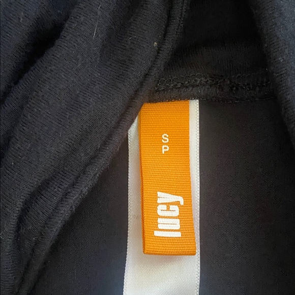 Lucy Black halter dress with draped front. Small - Picture 9 of 10